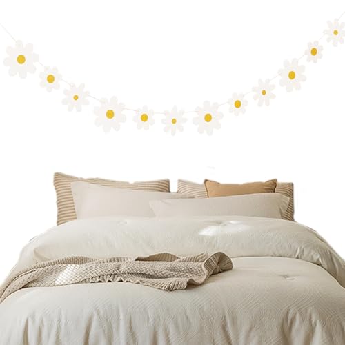 Catálogo para Comprar On-line Pancartas y estandartes para comprar hoy. 44 KUNSHOP Guirnalda de estandarte de Margaritas, estandarte de Margaritas Boho | Guirnalda Decorativa para Fiestas maravillosas | Decoración de Margaritas, Guirnalda de Flores de...