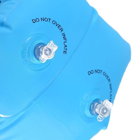 Image of Swimming Arm Bands for Kids Adults | Arm Floats | Swim Wings | Swim Float Band | Floater Sleeves Swimming Rings (Blue)