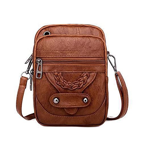 Small Crossbody Bags Retro Lightweight Cell Phone Purse Multi-Function Shoulder Bag for Women