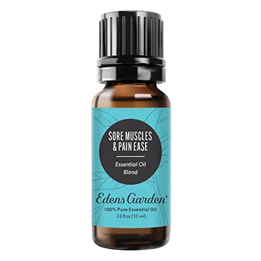 Edens Garden Sore Muscles & Pain Ease Essential Oil Blend, Best for Recovery with Peppermint & Lavender , 100% Pure & Natural Premium Best Recipe Therapeutic Aromatherapy Essential Oil Blends 10 ml