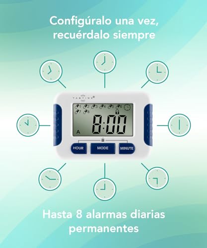 TabTimer te da tranquilidad cuidando a pacientes de Parkinson con 8 alarmas e instrucciones 3