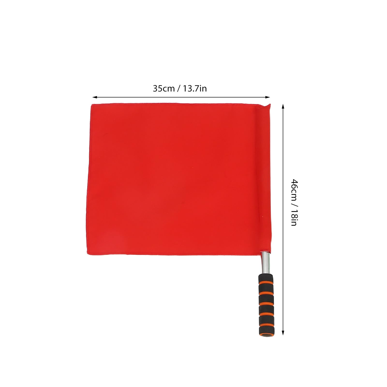 Toyvian Banderas de Señal de Mano 3 Piezas Colores Rojo, Amarillo y Verde, Banderas de Árbitro para Deportes y Tráfico, Señales para Carreras y Eventos al Aire Libre