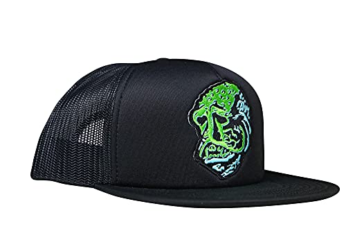 TOPSTONE Horror Lagoon Monster Patch Snapback Trucker Hat Black