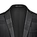 Mens Printed Suit Jacket Slim Fit Single Breasted Stylish Blazer Jacket One Button Casual Blazer Sports Coat (Medium,Plaid Black)