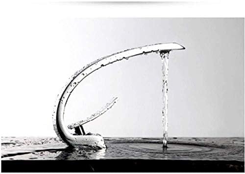 Robinet design unique en laiton pour évier de salle de bain haut de gamme