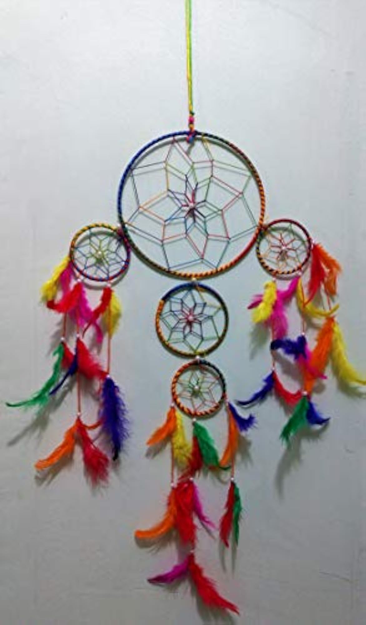Wool & Wool Blend Dream Catcher, Multicolour
