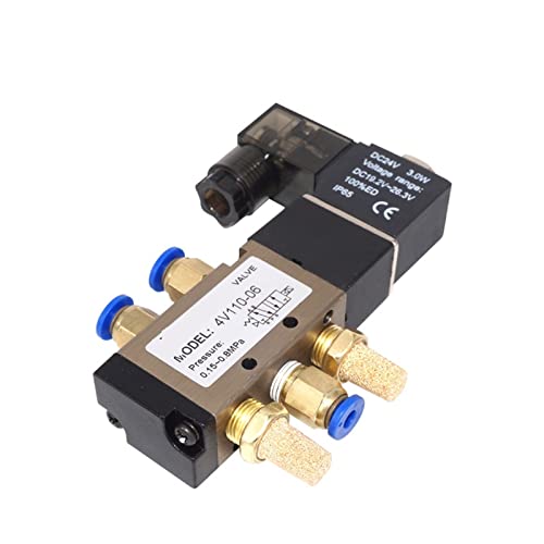 Válvula magnética de 12V con bobina de respuesta rápida para tubos de 6mm 2