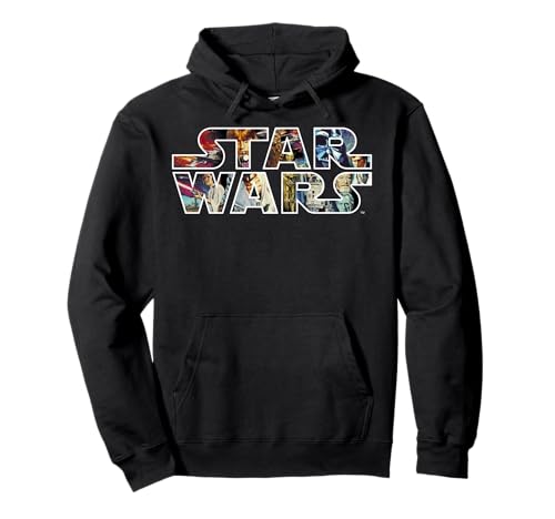 Star Wars Logo Retrait Filled Sudadera con Capucha