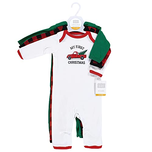 Image of Hudson Baby Baby Cotton Union Suit, 3 Pack