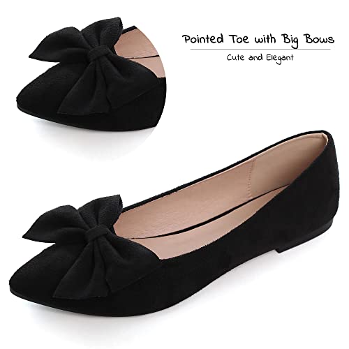 Image of Dear Time Women's Ballet Flats Dress Ballet Shoes Slip on for Office Work Comfortable Shoes