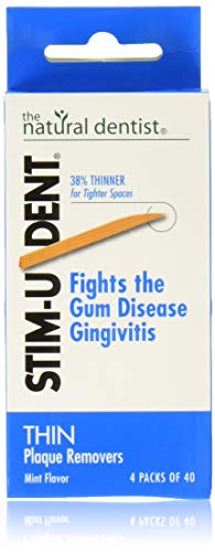 Stim-U-Dent Plaque Removers Thin Mint 160 Each (Pack of 5)