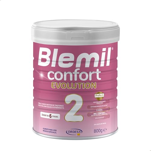 Blemil 2 Confort Evolution | 800g | Fórmula de Inicio en polvo para Bebé a partir de los 6 Meses - Cólico y Estreñimiento