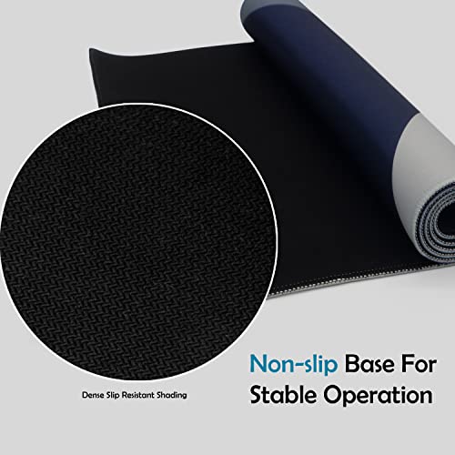 Tapis de souris XXL lavable et imperméable pour précision fluide - 6