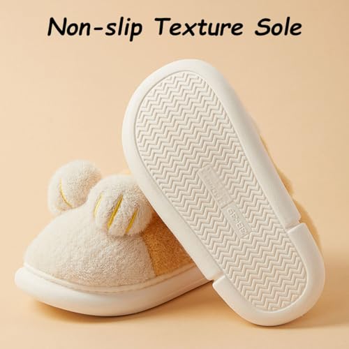 Cat Paw Slippers For Women, Cozy Cute Cartoon Furry Cat Feet Slides, Winter Warm Plush Anti-Slip House Shoes Girls Men4
