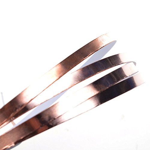 BCP Double Conductive EMI Shielding Copper Foil Tape- 1/4 Inch X 55 Yds. - Thumbnail 3