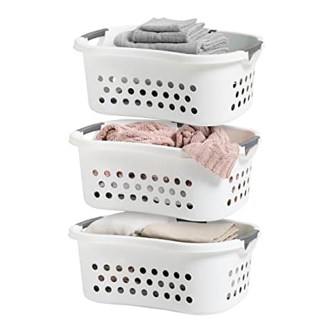 IRIS USA Square Plastic Laundry Basket Hamper Cover