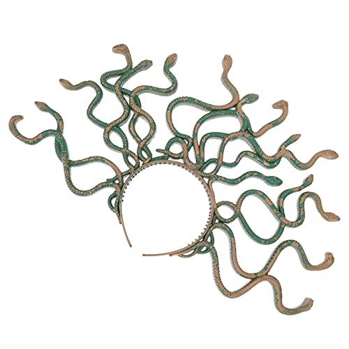 Beaupretty Medusa Headband Medusa Cosplay Costume Headband Headdress Dress Up Headpiece for Carnival Mardi Gras Masquerade Party Supplies