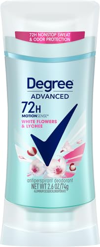 Degree Advanced Protection Antiperspirant Deodorant White Flowers & Lychee for 72-Hour Sweat & Odor Control for Women, w - Additional View