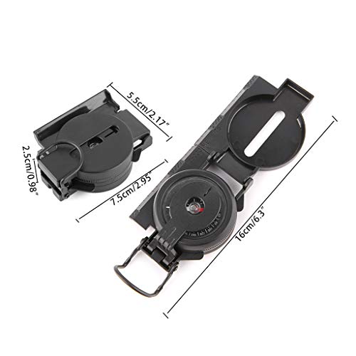 Brújula plegable portátil para camping y niños miniatura 3