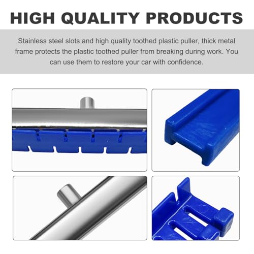 Image of Wevdn 8 Pack Car Paintless Dent Repair Tool, Adhesive Glue Pulling Tabs for Car Body Dent Removal, Auto Repair Long Dent Remover Tool Set, Car Repair Accessories