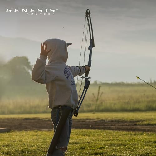 image for Genesis Gen-X Lightweight Compound Bow, Archery Hunting Bow for Adults