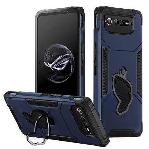 Coque pour ROG Phone 7 compatible Air Trigger avec protection antichoc mince bleu
