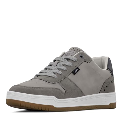 Lee Men's Specter Court Sneaker, Grey/Dark Grey/Smoke, 12 M