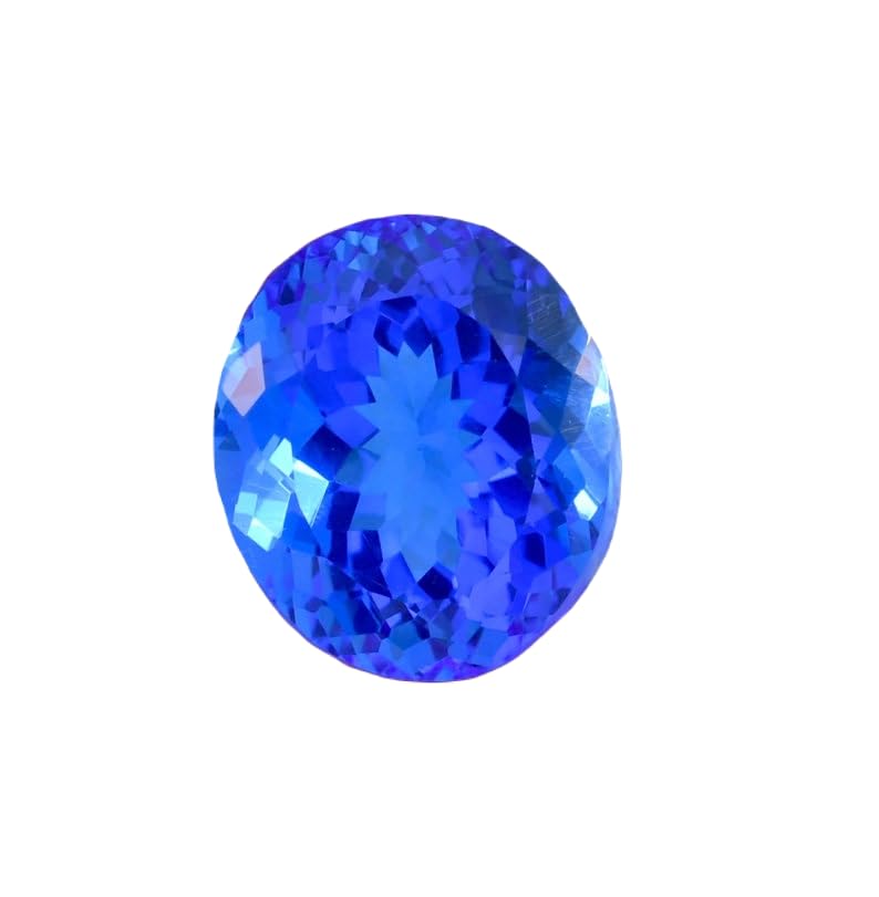 Tanzanite naturelle de forme ovale pour fabrication bijou pendentif