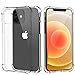 Migeec Etui kompatybilne z iPhone 12/iPhone 12 Pro - krystalicznie przezroczysta obudowa z poduszką powietrzną żelowa osłona ochronna na telefon iPhone 12/iPhone 12 Pro