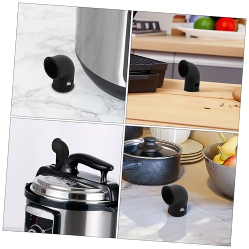 Válvula de Silicona para Liberación de Vapor Kit 2 Piezas Negro miniatura 6