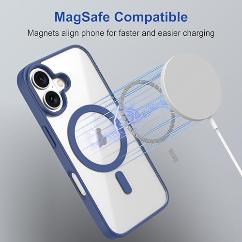 Image of amazon basics Back Case Cover for iPhone 17 | Compatible for iPhone 17 Back Cover | Scratch-Resistant Back Cover | Navy Blue
