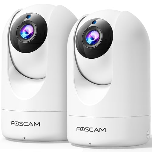 FOSCAM Home Security Camera R4S 4MP WiFi IP Camera,Wireless Baby Monitor with AI Human Detection Sound Detection 33ft Night Vision 2 Way Audio...