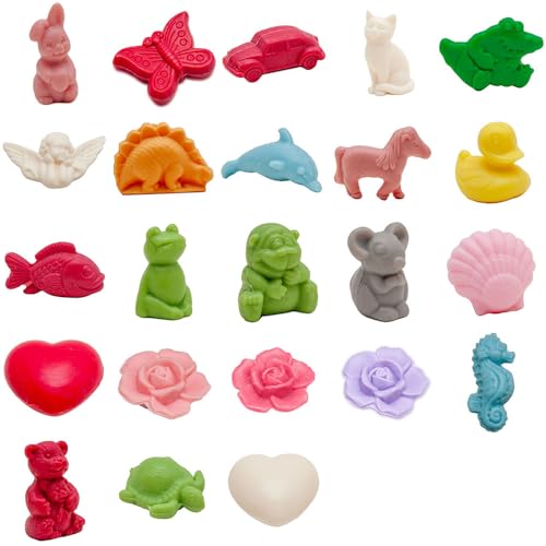La Maison du Savon de Marseille - French Frog Shaped Soap for Body Wash or Decoration - Apple Fragrance - 20g Novelty Bar image 4