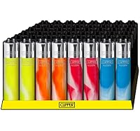 Clipper Classic Large/Micro Feuerzeuge Verschiedene Motive Neue Serie 4er Set + DHB (Large Fluo Nebula) – Ansicht 2