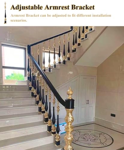 Kit de balaustres de aluminio para pasamanos de escalera interior 2