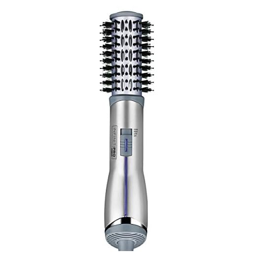 INFINITIPRO BY CONAIR Titanium Ceramic Hot Air Brush, 1 1/2-Inch Hot Air Styling Brush