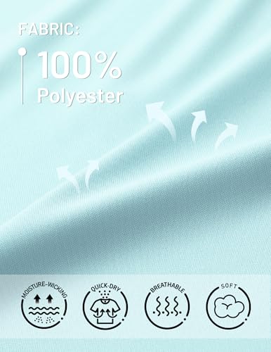 Image of MIER Womens Long Sleeve Sun Shirt UPF 50+ Quick Dry V-Neck Workout Tops