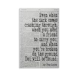 KETAATY Dear Evan Hansen Quote Dictionary Page Art Poster Print Vintage Antique Inspiration Canvas Posters Wall Art Painting Bedroom Office Home Decor Unframe08x12inch(20x30cm)