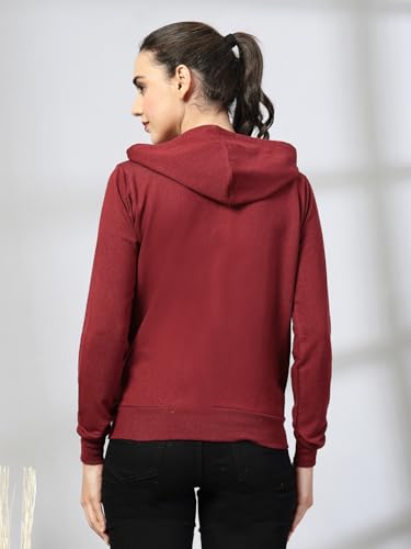 Image of UZARUS Women's Cotton Anthra Sweatshirt Hoodie