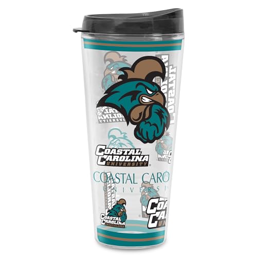 Image of Rico Industries NCAA College Double Wall Mayhem 16oz Or 20oz Tritan Tumbler W Lid