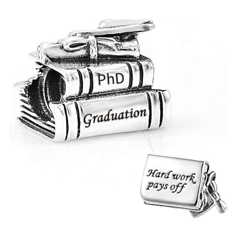 PhD Degree Graduation Celebration Charm fits Pandora Charms Bracelets Birthday Jewellery Bead Gift Cover