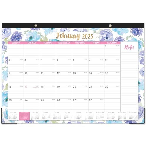 image for Indeme 2025 Desk Calendar - Jan. 2025 - Dec. 2025, 12 Months Large Mon