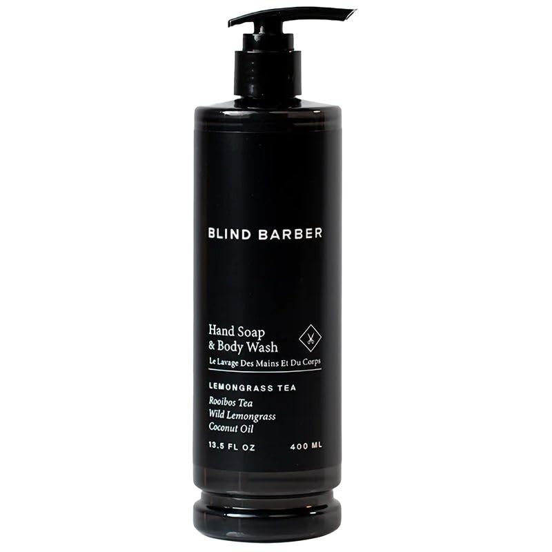 Sabonete líquido para mãos e corpo World Amenities Blind Barber, 400 mL