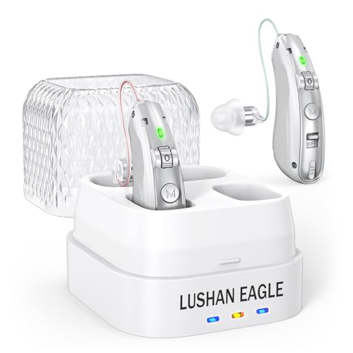 LUSHAN EAGLE Amplificador de sonido para auriculares, restaura el sonido claro al cargar (plata)