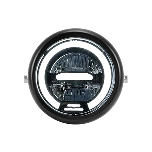 Phare LED Moto 5.9 Pouces Universel Rétro Lampe Frontale Avant pour Café Racer
