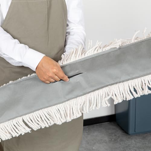 Image of Restaurantware-MOP FRAME ONLY: Clean Tek Professional 59.8 x 5 Inch Dust Mop Frame, 1 Snap-On Wire - Dust Cleaning Head And Handle Sold Separately, For Home Or Office, Iron Wire