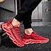 Mens Running Walking Tennis Shoes Mens Casual Fashion Gym Hiking Shoes for Men Sneakers Work Breathable Comfortable Lightweight Shoes Red Size 12
