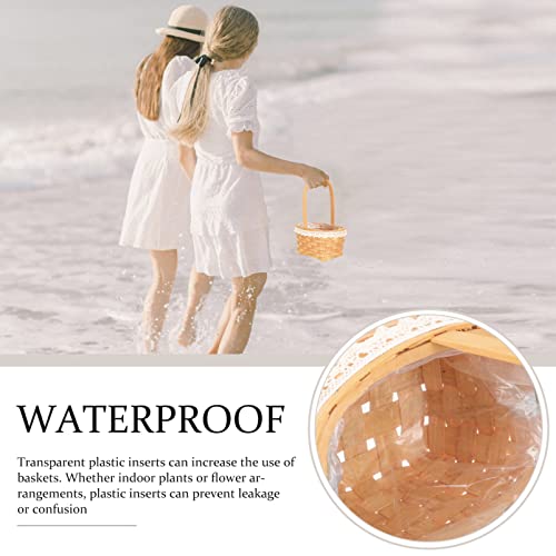 Rattan Woven Flower Basket Holder: Wedding Flower Basket Woven Flower Girl Basket Woven Braid Planter Wicker Flower Pot Boho Home Decor For Indoor Outdoor Flower Pots #TOP2