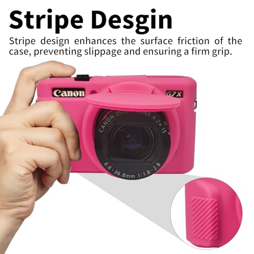 Funda Protectora de Silicona para Canon Powershot G7X Mark II miniatura 3