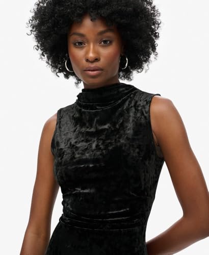 Robe longue en velours femme Superdry - vue 4